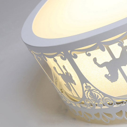 Modern Acrylic Flush Mount Ceiling Light: Perfect For Kid’s Bedroom