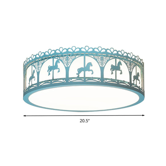 Modern Acrylic Flush Mount Ceiling Light: Perfect For Kid’s Bedroom