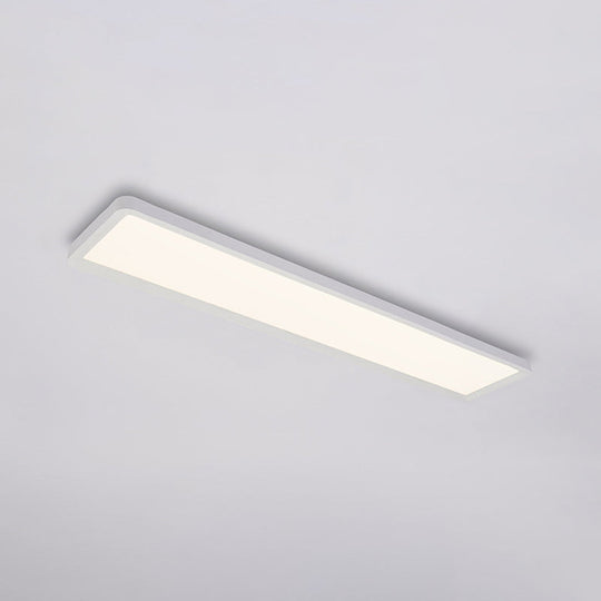 Ultrathin Led Flush Mount Ceiling Lamp - 16’/19.5’/31.5’ Warm/White Light Options