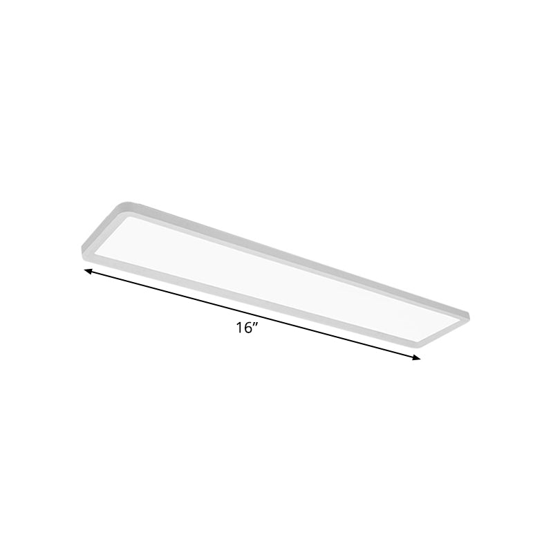 Ultrathin Led Flush Mount Ceiling Lamp - 16/19.5/31.5 Warm/White Light Options