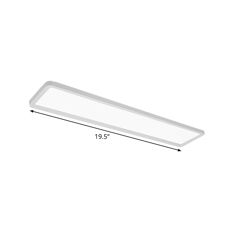 Ultrathin Led Flush Mount Ceiling Lamp - 16/19.5/31.5 Warm/White Light Options