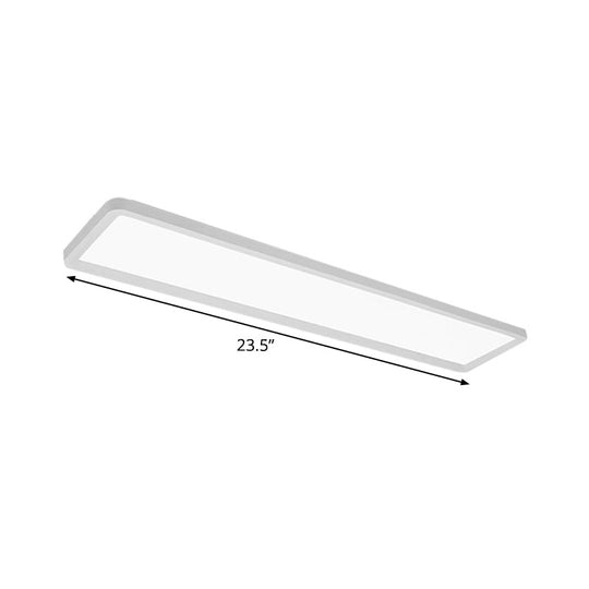 Ultrathin Led Flush Mount Ceiling Lamp - 16/19.5/31.5 Warm/White Light Options