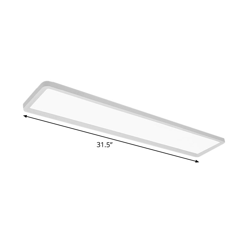 Ultrathin Led Flush Mount Ceiling Lamp - 16’/19.5’/31.5’ Warm/White Light Options