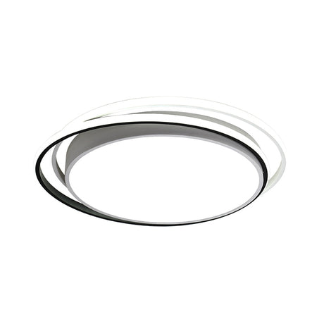 15’/19’ Extra-Thin Round Flush Mounted Led Ceiling Lamp - Minimalistic Acrylic Design In