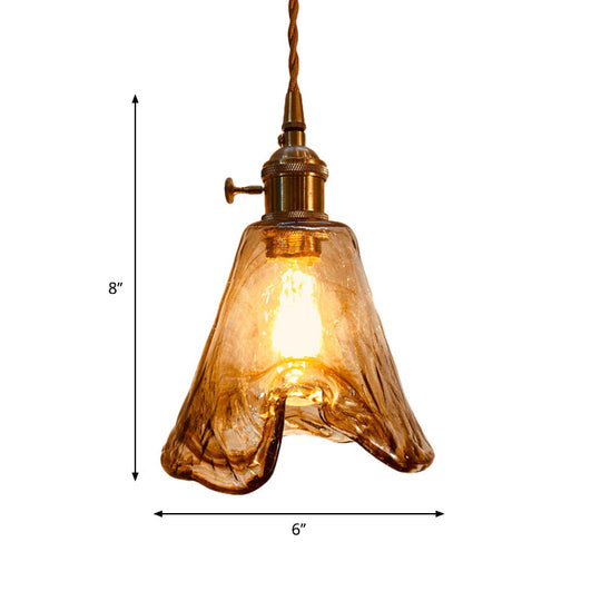 Modernist Alabaster Glass Pendant Light With Brass Finish For Dining Room Trapezoid/Cone/Cuboid