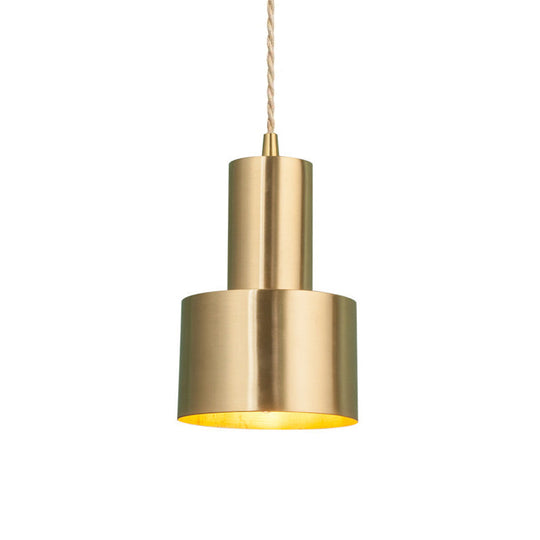 Unique Gold Suspension Pendant With Clear Glass For Restaurants - Postmodern Design