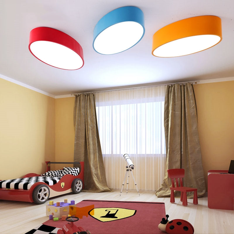 Modern Acrylic Led Flush Mount Ceiling Lamp For Kids Bedroom