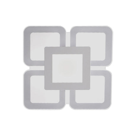 Modern Acrylic Led Flushmount Light In White - Available Various Sizes