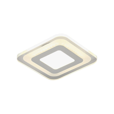 Sleek Led Ceiling Light With Acrylic Shade For Narrow Spaces