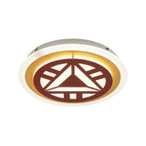 Playful Cartoon Ceiling Light For Kindergarten - Acrylic Flush Mount Fixture