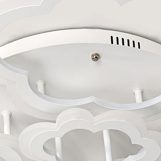 White Cloud Ceiling Light For Kids’ Nordic Bedroom Décor
