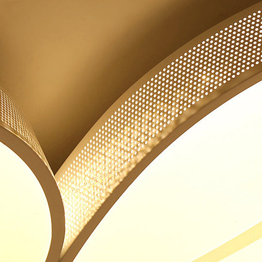 Stunning Crystal Flower Led Ceiling Light For Bedroom - Acrylic White Flushmount