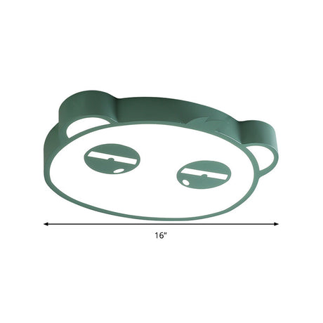 Here Are Two Options: 1. ’Panda Flushmount Nursery Light - Colorful Animal Led Ceiling Lamp’ 2.
