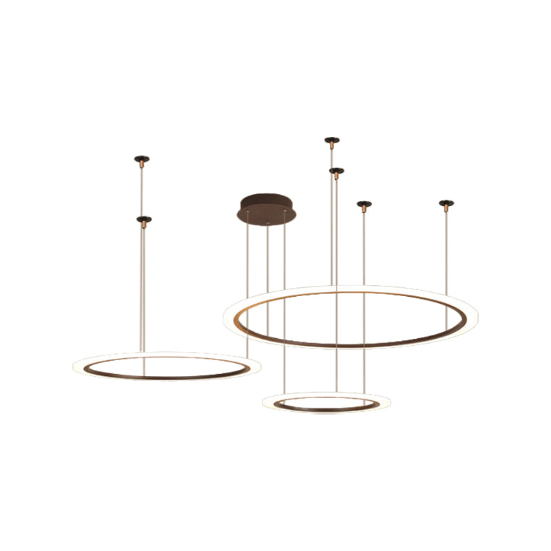 Modern Acrylic Led Chandelier - Small/Large Sizes 3/4 Tiers Ceiling Pendant Light Fixture