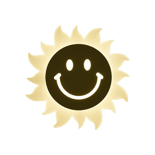 Led Cloud Wall Sconce In White For Simple Living Room Lighting