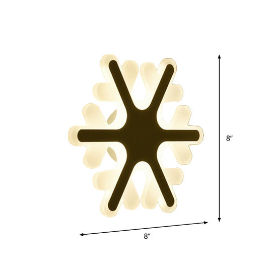 Led Cloud Wall Sconce In White For Simple Living Room Lighting