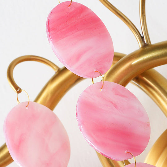 Modernist Metal 2-Head Wall Light Fixture In Brass With Crystal Deco - Bedroom Sconce Lighting