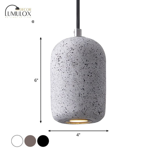 Modern Design Black/Grey/White Led Ceiling Hang Lamp In Warm/White Light Pendant Lighting