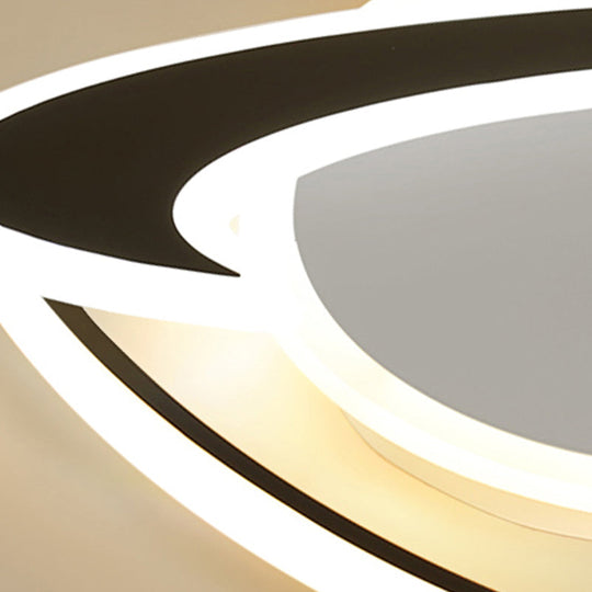 Creative Acrylic Led Flush Mount Ceiling Light For Boys Bedroom