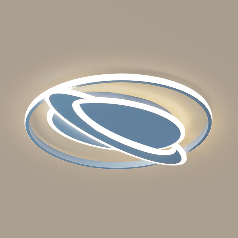 Creative Acrylic Led Flush Mount Ceiling Light For Boys Bedroom