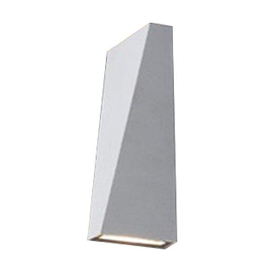 Nordic Led Flush Wall Sconce Black/White Triangular Lamp