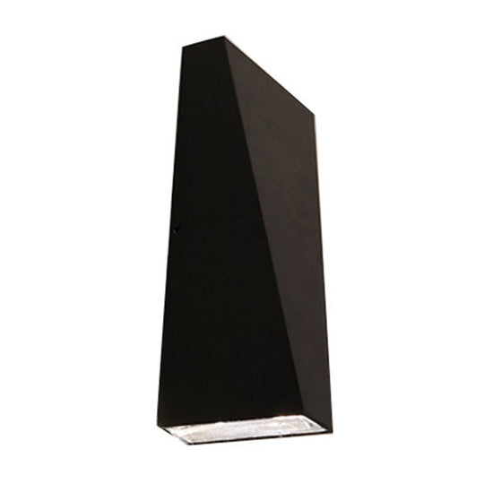 Nordic Led Flush Wall Sconce Black/White Triangular Lamp