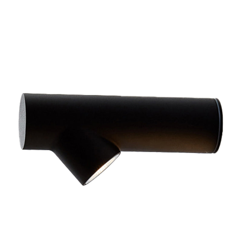 Nordic Metal Led Wall Sconce In Black/Grey/White - Bedside Lighting Solutions