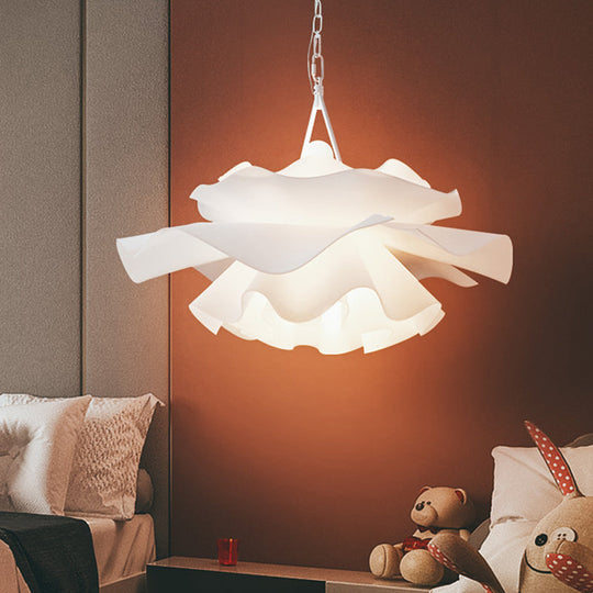 Nordic Pendant Light Kit - Feather Sheer Acrylic White / F