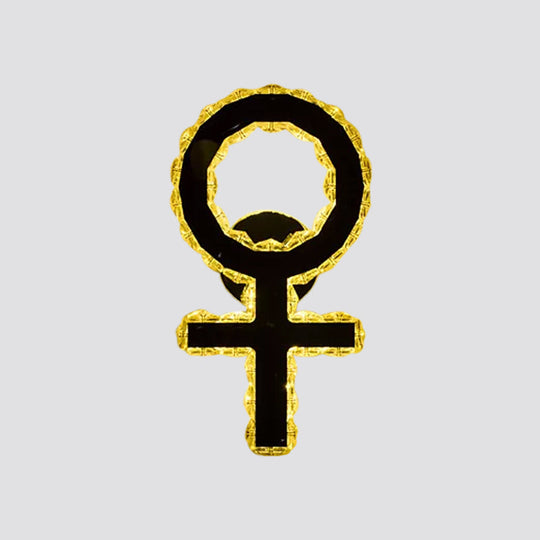 Modern Gold Wifi/Dual C Hotel Wall Sconce With Crystal Encrusted Led Lighting