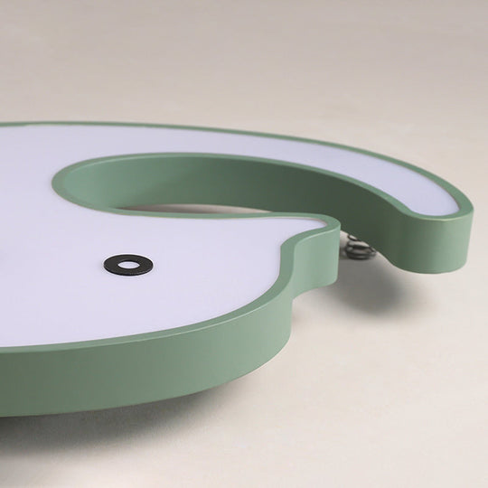 Children’s Led Dolphin Panel Ceiling Light For Lovely Cartoon Bedroom Decor