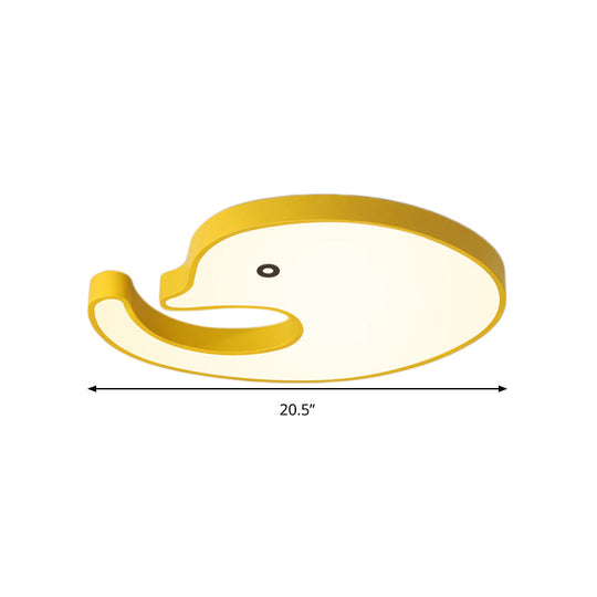 Children’s Led Dolphin Panel Ceiling Light For Lovely Cartoon Bedroom Decor