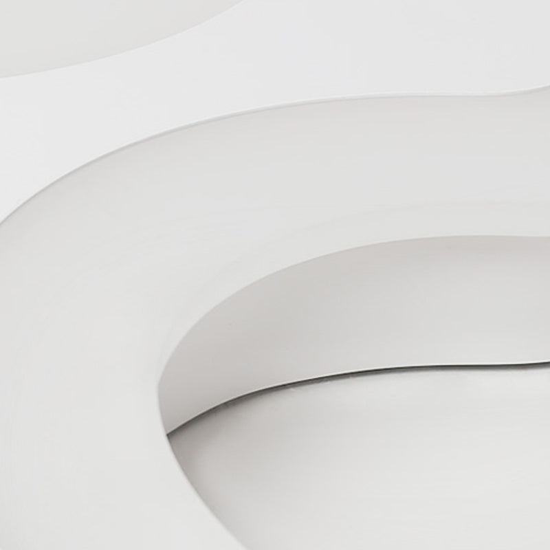 Modern Acrylic Led Ceiling Lamp - Stylish Y-Shaped Flush Light In White For Foyer Or Hotel