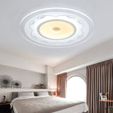 Modern Acrylic Flower Shape Ceiling Lamp In White - Perfect For Childs Bedroom / 16.5 Warm