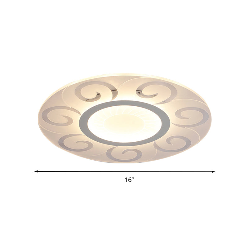 Nordic Style Acrylic Blossom Led Flush Mount Ceiling Lamp Ideal For Study Room