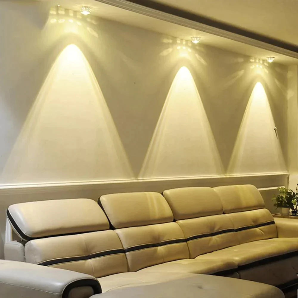 Modern Led Ceiling Light 3W Rgb Porch Lamp Surface Mount Flush Balcony Corridors Decor Lighting