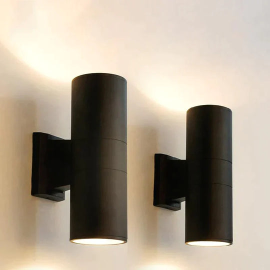 Black Gray Up Down Outdoor Wall Light 6W 10W 20W 30W 36W Porch Garden Waterproof Home Lighting