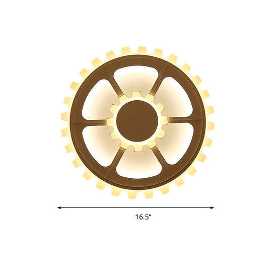 Modern White Led Flower Ceiling Light For Kids’ Bedroom