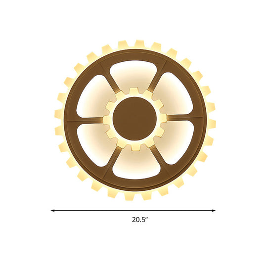 Modern White Led Flower Ceiling Light For Kids’ Bedroom