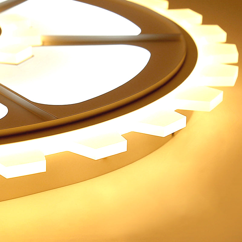 Modern White Led Flower Ceiling Light For Kids’ Bedroom