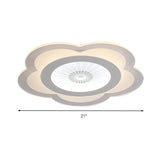 Kids Led Flower Ceiling Light For Study Room - Energy - Efficient And Eye - Caring