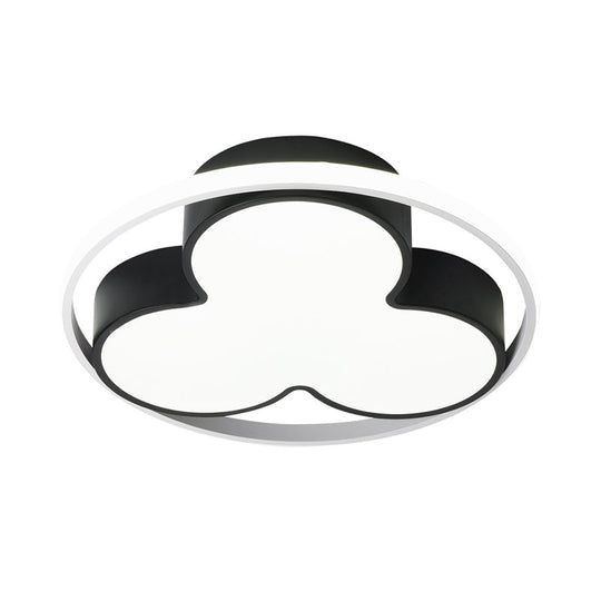 Flower Ceiling Mount Led Light For Child Bedroom - Nordic Style Acrylic Lamp