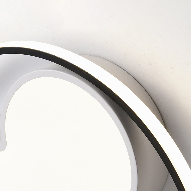 Flower Ceiling Mount Led Light For Child Bedroom - Nordic Style Acrylic Lamp