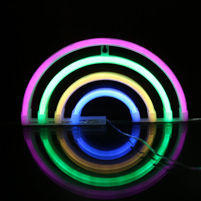 Colorful Usb Led Night Light For Bedside Wall-Mounted