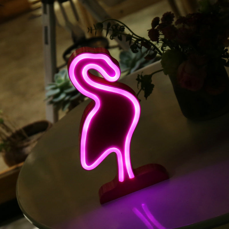 Minimalist Led Nightstand Lamp In White For Bedroom Mood Lighting