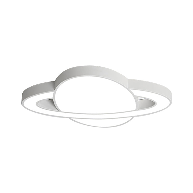Nordic Style Planet Shaped Led Ceiling Light For Kid’s Bedroom - White/Pink/Yellow/Blue