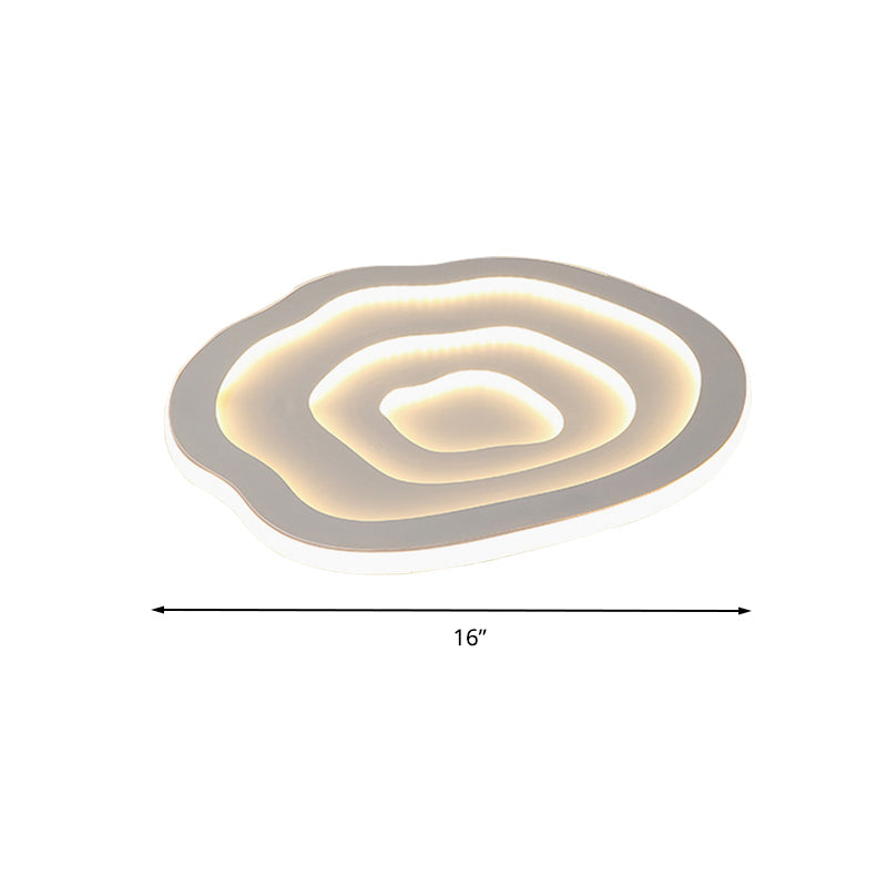 Flower Led Flushmount Ceiling Light - Eye-Caring Acrylic For Living Room