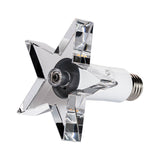 Contemporary Led Star-Shaped Crystal Ceiling Lamp For Hallway