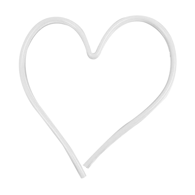 Modern White Led Usb Powered Baby Room Night Lamp With Loving Heart Design