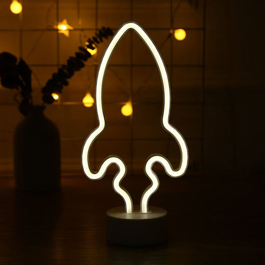 Minimalist White Led Wall Night Lamp For Babys Room /