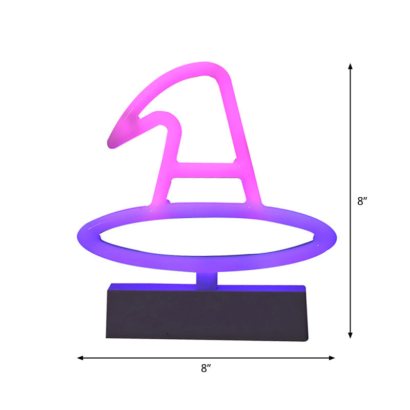 Modern Led Geometrical Nightstand Lamp - White Plastic Bedside Light For Bedroom